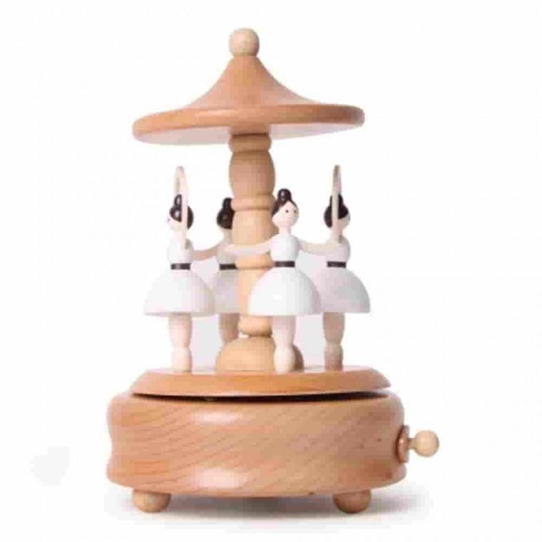 원목오르골 발레리나 수동오르골 원목장식품 오르골무브먼트 회전오르골 발레리나오르골
