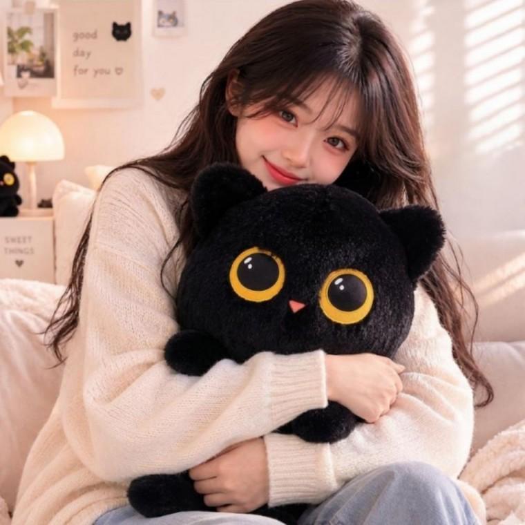 65cm 고양이 대형 인테리어 애착 쿠션 베개 인형