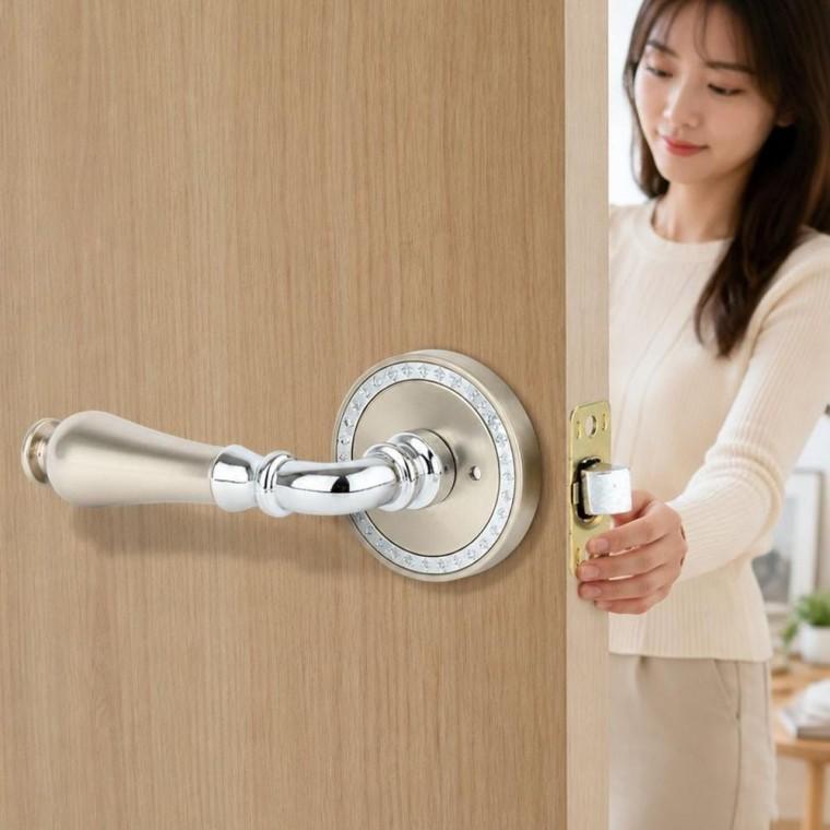 피렌체 방문 손잡이 실린더 레버 현관 욕실 교체 부품