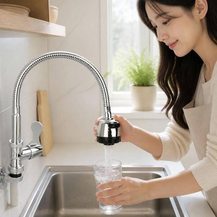 수전 벽면 주방 자바라 싱크대 부착형 부품 수도꼭지 교체