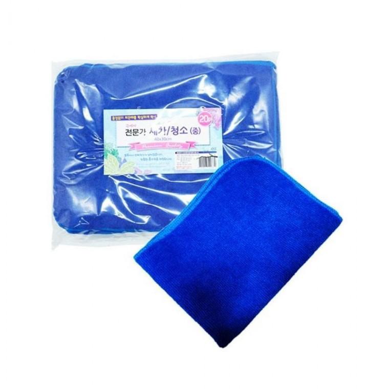 루미나D 청소 걸레 극세사 전문가 세차 타올 20p 40x30 중