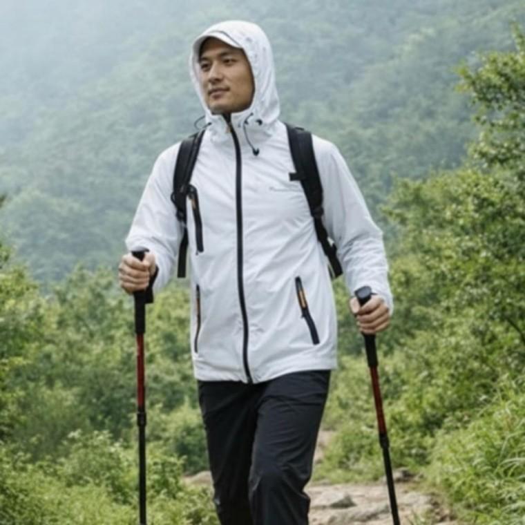 남여공용 초경량 메쉬 골프 레인 코트 우의 비옷 세트